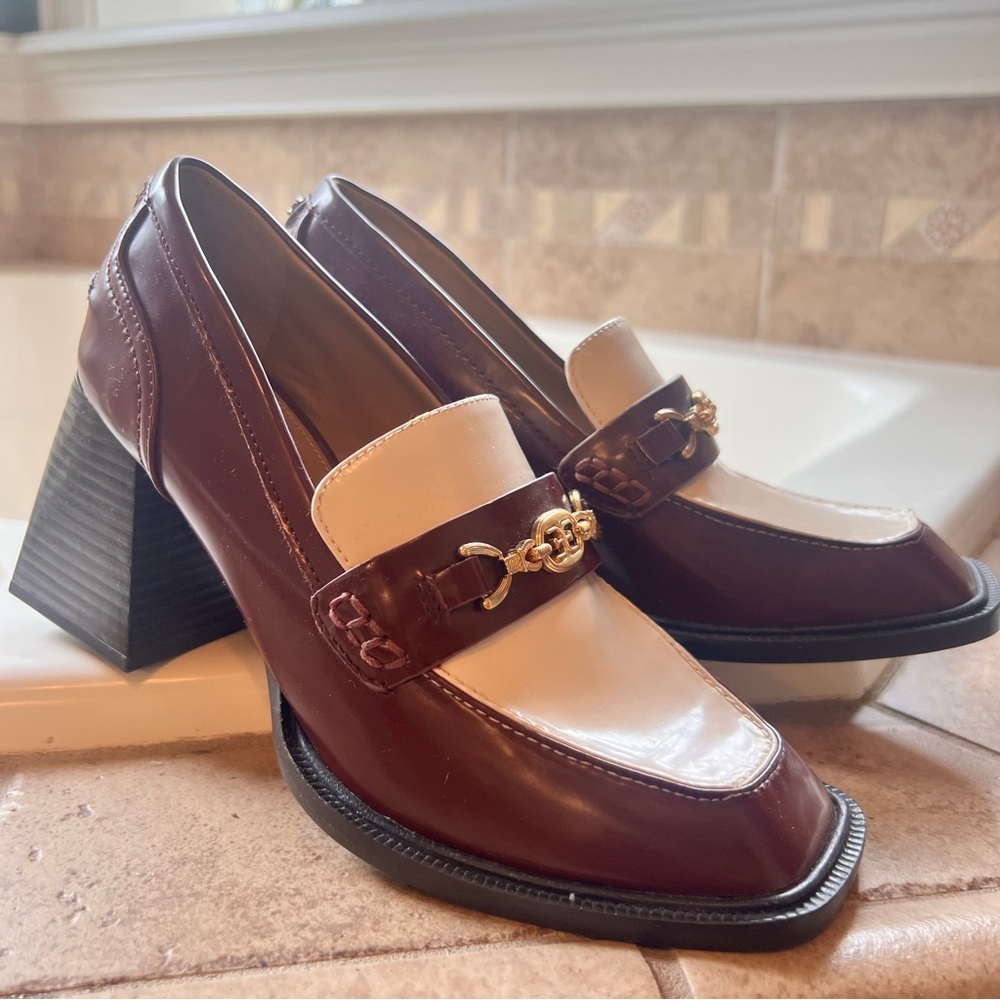 Sam Edelman Syrah and Ivory Loafers